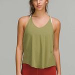 Lululemon  Modal-Silk Yoga Tank Top - Bronze Green - 6 Photo 0