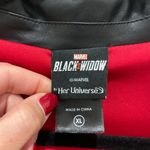 Her Universe Marvel Black Faux Leather Black Widow Jacket Photo 4