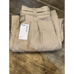 Bailey 44 Nava Pant Khaki Size Medium DRF High Rise Wide Leg Pleated Linen Blend Photo 2