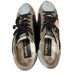 Golden Goose Women's  Sneakers Size 8 Black Blue Pink Photo 3