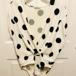 ZARA trafaluc black and white polkadot bodysuit Photo 0