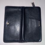 Coach  Slim Zip Wallet Black Leather Large Minimalist Quiet Luxury Neutral Photo 3