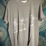 Urban Outfitters Gray Skateboard Graphic Short Sleeve Tee Photo 0