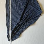 EXPRESS midi dress sleeveless asymmetrical tank dress dusty blue black stripes M Photo 8