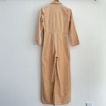 Paloma Wool Paufi Jumpsuit Small Velvet Coverall Utility Boiler One Piece Peach Pink Photo 8