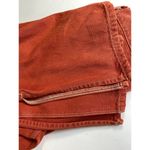 BDG  Adalyn High Waisted Cowboy Jean Split Hem Women's Size 26 Red Denim Bohemian Photo 10