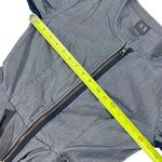 Armani Exchange Striped Peplum Denim Jacket Blue Photo 9