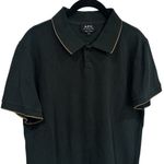 A.P.C. 100% Cotton Forest Green Polo Athleisure Golf Tennis Old Money Luxury M Size undefined Photo 2