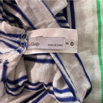 Gap  lightweight infinity scarf blue, white and green Photo 2