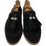 Franco Sarto Franco Sarto Women's Black Classy Chic Slip-on Suede Tassel Hadden Loafers 9M Photo 0