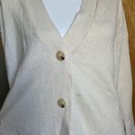 Vince  Wool Cashmere Weekend Cardigan Sweater Cream Photo 4
