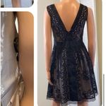 Francesca's Miami Size Medium Black Lace Fit and Flare Dress Sleeveless NWT Photo 6