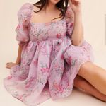 Selkie The Puff Floral Dress Pink Photo 2