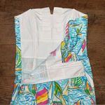 Lilly Pulitzer  Franco Dress in You Gotta Regatta Ruffle Back Tie Strapless Dress Photo 12