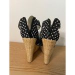 Qupid Womens  Polka Dot Wedges 4.5” Heels size 5.5-6 Photo 5