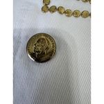 Monique 1980 White Gold Button Accents & Geometric Design Vintage Pants 28"Waist Photo 5