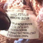 Q&A Los Angeles Women L Pink Crochet Ruffle Square Neck Puff Sleeve Sweater Size XL Photo 6