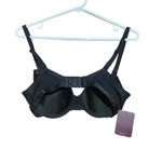 Felina NWT.  Parallel Demi Contour Bra Black‎ 125147 34C Photo 3