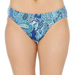 Lauren Ralph Lauren Bandana Paisley Printed Hipster Bikini Swim Bottom‎ Blue NWT Size 14 Photo 0