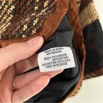 Vintage Yak Magik L Jacket Silk Art to Wear VTG Patchwork Beaded Brown Small Photo 2