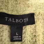 Talbots Women’s Ribbed Mock Neck Sweater – Pistachio Green, Size L Photo 4