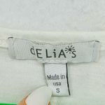 Delia's Delia’s Short Sleeve Front Tie T Shirt Small White Photo 2