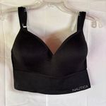 Nautica  Intimates Black Seamless Adjustable Straps Wire Free Bra Size 38D Padded Photo 0