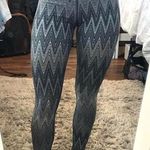 Nike Grey Chevron Workout Leggings Photo 0