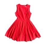 BB Dakota Red A-Line Sleeveless Pleated Mini Dress Size 2 Photo 1