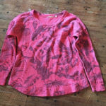 Soft Surroundings floral oversized long sleeve pink top Photo 0