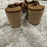 UGG  Niyomee Tan Wedge Sandal Slide US 10 Photo 3