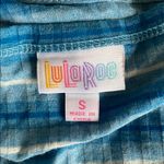 LuLaRoe  Striped Dress  Women's Sz Small Blue White Tshirt Dress Photo 5