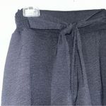 JODIFL  solid wide leg pants with stretch-band ribbon and self-tie waist small Photo 1