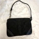 Coach y2k  Black Signature Canvas Wristlet Photo 1