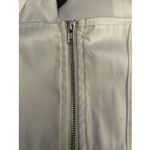 MADRAG‎ White Corset Bustier Crop Top Women's Zip Size S Front Clubwear Festival Photo 3