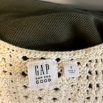 Gap  Crochet Open Weave Lace Scoop Neck Tank Top White Cream Beach Casual Layer‎ Photo 4