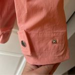 Juicy Couture NWOT  Peach Ripstop Oversized Wind Hoodie Jacket Size Large Pockets Photo 4