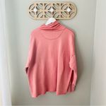 Aerie Pullover Cowl Neck Sweater Pink Sz Medium Photo 6