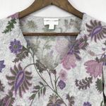 Charter Club Cashmere Sweater Womens Medium Romantic Cottage Coquette Floral Lux Photo 1