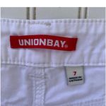 Unionbay White Cargo Shorts Crisp Cotton Blend Photo 3