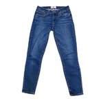 Paige  Vertigo Crop Jeans Women’s 25 Low Rise Skinny Y2K Blue Denim Photo 1