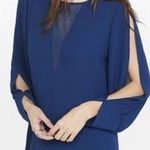 EXPRESS V-neck Mesh Inset Open Sleeve Top XS Photo 0