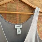 Chico's 90s Slinky Grey Sleeveless Tank Top Photo 2