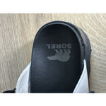 Sorel Viibe Clog Womens 10 White Leather Slingback Casual Platform Neutral Photo 10