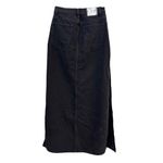 Snacks Mother 27‎ The Fun Dip Slice Denim Maxi Skirt Late Night Lick Faded Black Size 4 Photo 3
