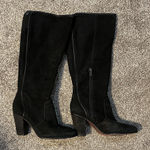 Vince Camuto Black Suede Knee High Boots, Women's Sz 8 Photo 0