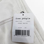 Free People Stark White Kick Flare Jeans Cropped Stretch Denim Size 28 NWT Photo 4