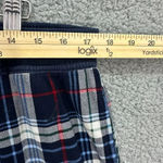Nautica womens pajama pants Large blue plaid pull on stretch comfort sleepwear Photo 1