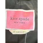 Kate Spade Women's NJM00120 Size 10 Black Jewel-button Velvet Shirtdress NWT Photo 6