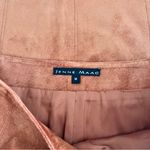Jenne Maag Butternut Pumpkin Suede Skirt, Size M Orange Size M Photo 2